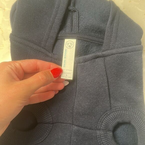 Aya Healthcare Navy Dog Hoodie - Picture 2 of 4